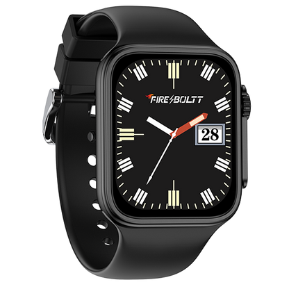 Fire-Boltt Newly Launched Gladiator plus 1.96” AMOLED Display Luxury Smartwatch, Rotating Crown, 115+ Sports Modes & Bluetooth Calling, AI Voice Assistant, Gaming - Nalanda Enterprises