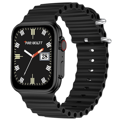 Fire-Boltt Newly Launched Gladiator plus 1.96” AMOLED Display Luxury Smartwatch, Rotating Crown, 115+ Sports Modes & Bluetooth Calling, AI Voice Assistant, Gaming - Nalanda Enterprises