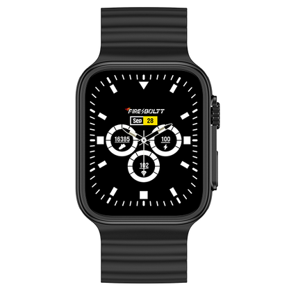 Fire-Boltt Newly Launched Gladiator plus 1.96” AMOLED Display Luxury Smartwatch, Rotating Crown, 115+ Sports Modes & Bluetooth Calling, AI Voice Assistant, Gaming - Nalanda Enterprises