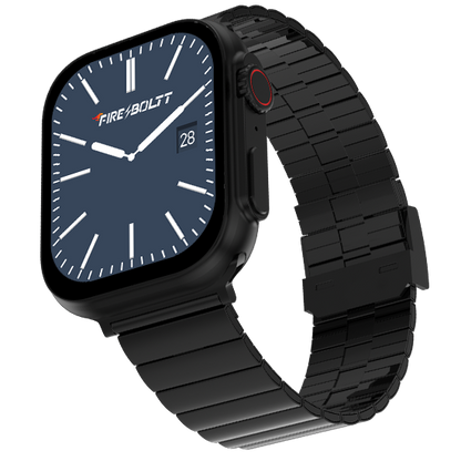 Fire-Boltt Newly Launched Gladiator plus 1.96” AMOLED Display Luxury Smartwatch, Rotating Crown, 115+ Sports Modes & Bluetooth Calling, AI Voice Assistant, Gaming - Nalanda Enterprises