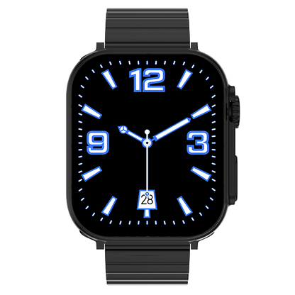 Fire-Boltt Newly Launched Gladiator plus 1.96” AMOLED Display Luxury Smartwatch, Rotating Crown, 115+ Sports Modes & Bluetooth Calling, AI Voice Assistant, Gaming - Nalanda Enterprises