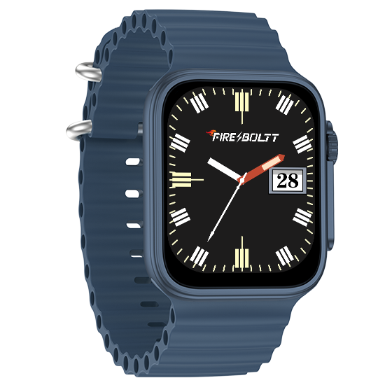 Fire-Boltt Newly Launched Gladiator plus 1.96” AMOLED Display Luxury Smartwatch, Rotating Crown, 115+ Sports Modes & Bluetooth Calling, AI Voice Assistant, Gaming - Nalanda Enterprises