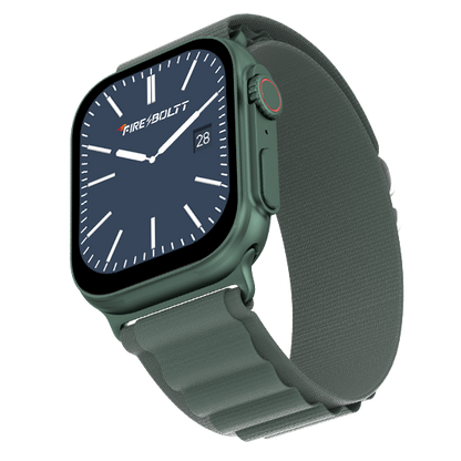 Fire-Boltt Newly Launched Gladiator plus 1.96” AMOLED Display Luxury Smartwatch, Rotating Crown, 115+ Sports Modes & Bluetooth Calling, AI Voice Assistant, Gaming - Nalanda Enterprises