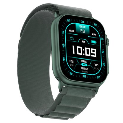 Fire-Boltt Newly Launched Gladiator plus 1.96” AMOLED Display Luxury Smartwatch, Rotating Crown, 115+ Sports Modes & Bluetooth Calling, AI Voice Assistant, Gaming - Nalanda Enterprises
