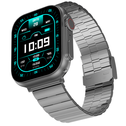 Fire-Boltt Newly Launched Gladiator plus 1.96” AMOLED Display Luxury Smartwatch, Rotating Crown, 115+ Sports Modes & Bluetooth Calling, AI Voice Assistant, Gaming - Nalanda Enterprises