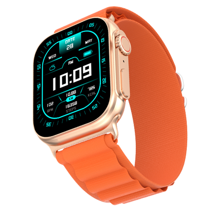 Fire-Boltt Newly Launched Gladiator plus 1.96” AMOLED Display Luxury Smartwatch, Rotating Crown, 115+ Sports Modes & Bluetooth Calling, AI Voice Assistant, Gaming - Nalanda Enterprises