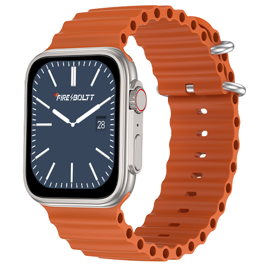 Fire-Boltt Newly Launched Gladiator plus 1.96” AMOLED Display Luxury Smartwatch, Rotating Crown, 115+ Sports Modes & Bluetooth Calling, AI Voice Assistant, Gaming - Nalanda Enterprises
