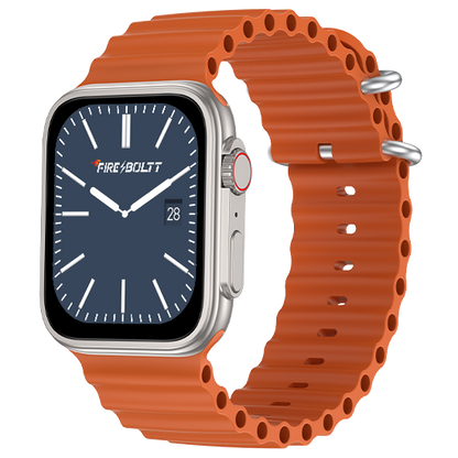 Fire-Boltt Newly Launched Gladiator plus 1.96” AMOLED Display Luxury Smartwatch, Rotating Crown, 115+ Sports Modes & Bluetooth Calling, AI Voice Assistant, Gaming - Nalanda Enterprises