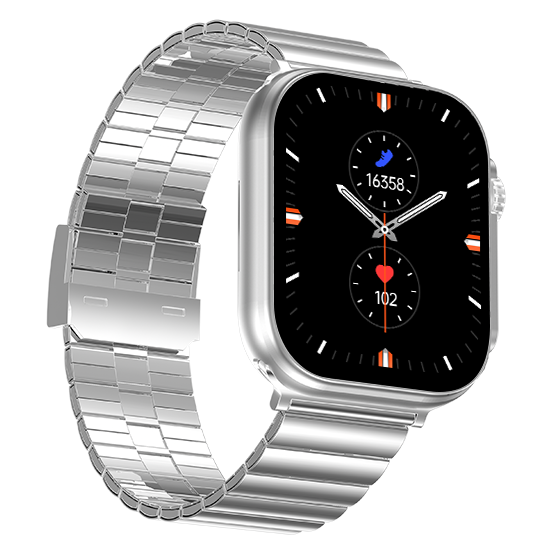Fire-Boltt Newly Launched Gladiator plus 1.96” AMOLED Display Luxury Smartwatch, Rotating Crown, 115+ Sports Modes & Bluetooth Calling, AI Voice Assistant, Gaming - Nalanda Enterprises