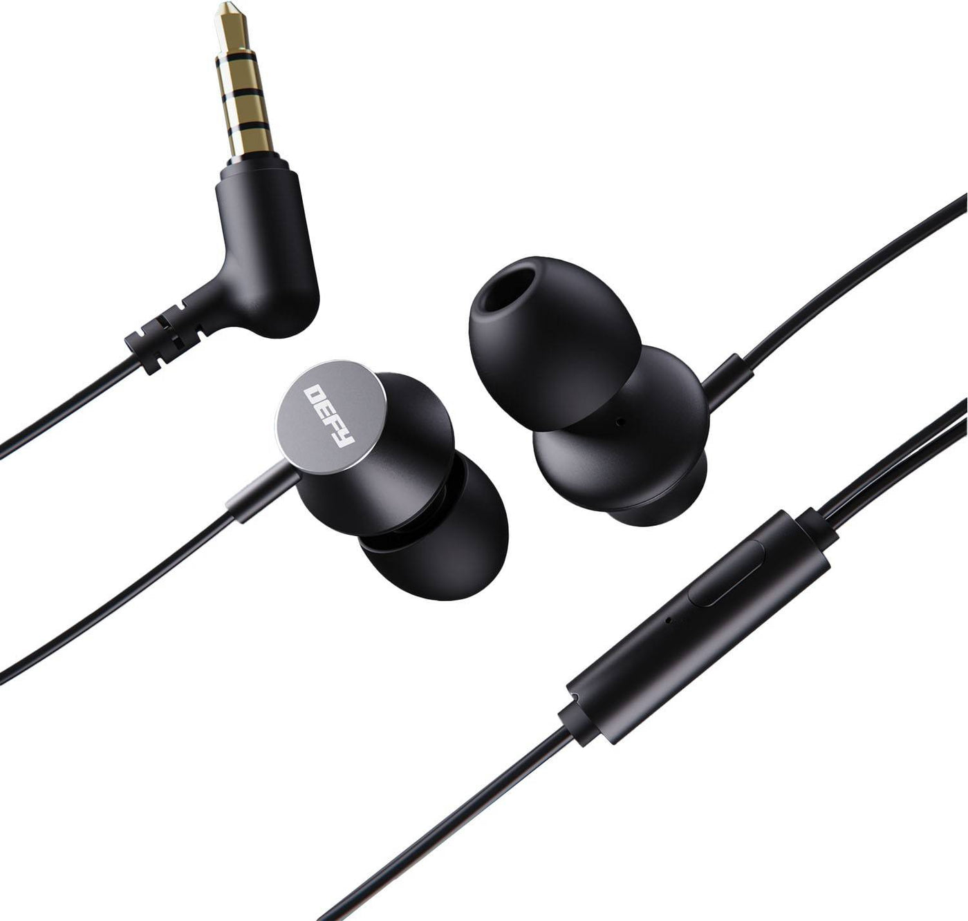 DEFY Impulse DEP01 Wired Headset (Black, In the Ear) - Nalanda Enterprises