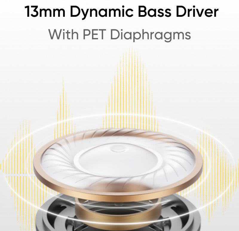 realme Buds T01 TWS Earbuds | 13mm Dynamic Bass Driver | 28Hrs Playback | 10Min=120Min Fast Charge | AI ENC for Calls | 88ms Low Latency | Bluetooth 5.4 | Google Fast Pair | IPX4 | Black