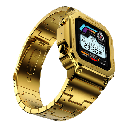 Fire-Boltt Retro 39.1mm (1.54) Display, Bluetooth call, Voice Assistance, Steel Straps Smartwatch - Nalanda Enterprises