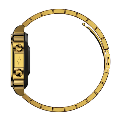 Fire-Boltt Retro 39.1mm (1.54) Display, Bluetooth call, Voice Assistance, Steel Straps Smartwatch - Nalanda Enterprises