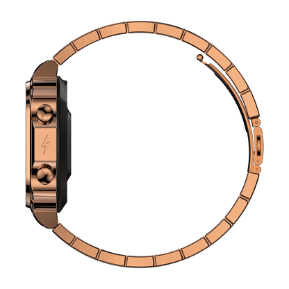 Fire-Boltt Retro 39.1mm (1.54) Display, Bluetooth call, Voice Assistance, Steel Straps Smartwatch - Nalanda Enterprises