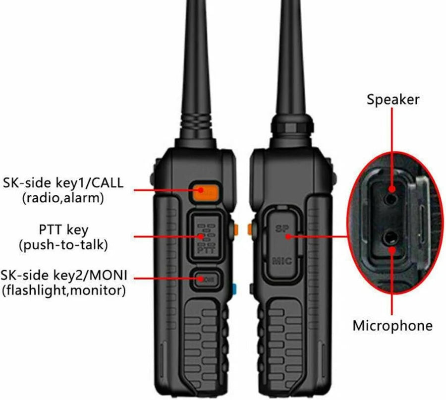 Baofeng UV-5R dual band walkie talkie - View 3