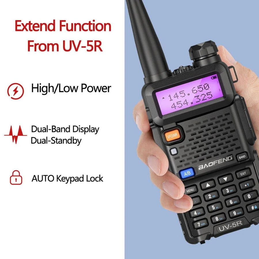 Baofeng UV-5R dual band walkie talkie - View 7