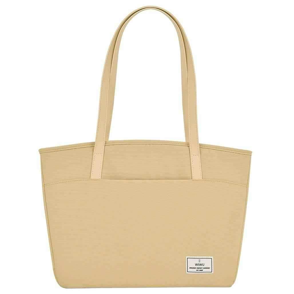 WIWU Ora Tote Pocket for Laptop 16 Inches Beige - Nalanda Enterprises