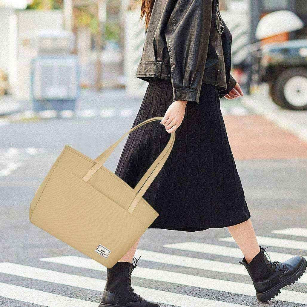 WIWU Ora Tote Pocket for Laptop 16 Inches Beige - Nalanda Enterprises